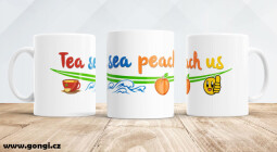 Hrnek 330 ml - Ranní šálek - Tea sea peach us